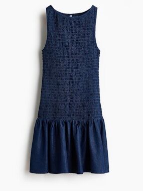 h&m embroidered lyocell blend dress H&M Lyocell-blend dress, Light Yellow/Multi
